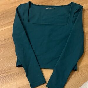 Abercrombie & Fitch Teal Long Sleeve Top